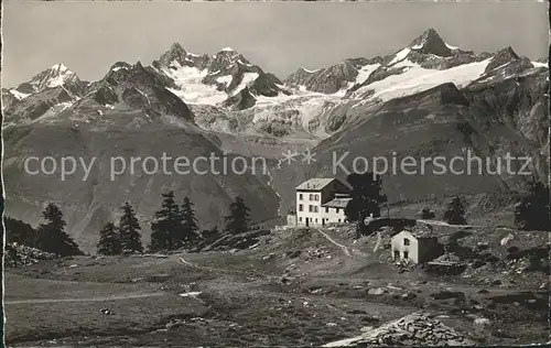 Zermatt VS Gruensee Dent Blanche Zinalrothorn Walliser Alpen Kat. Zermatt