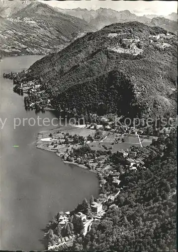 Lago di Lugano Aerofoto Kat. Italien