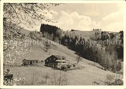 Toggenburg Ferien und Kurheim Schwand Wintersberg Kat. Wildhaus