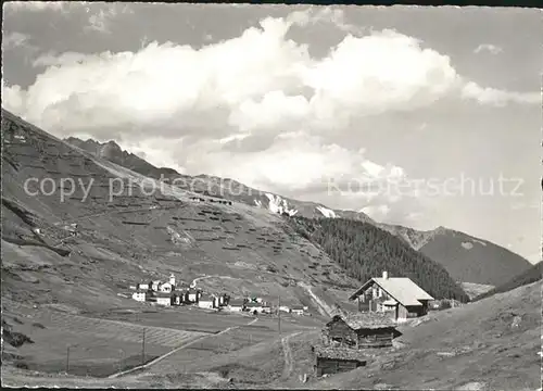 Selva Tujetsch mit Piz Crispalt Auslaeufer / Sedrun /Bz. Surselva