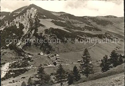 Malbun Panorama mit Gamsgrat und Sareiserjoch Kat. Liechtenstein