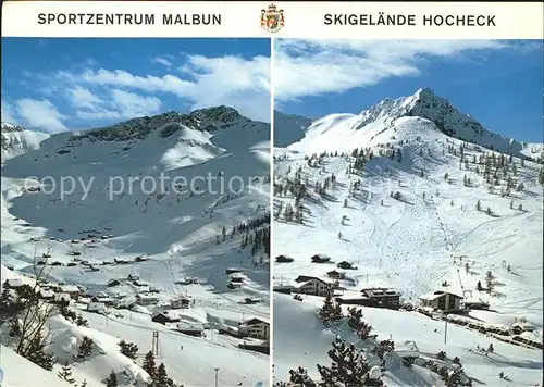 Malbun Sportzentrum Augstenberg Skigelaende Hocheck Kat. Liechtenstein