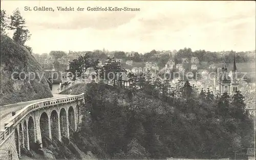 St Gallen SG Viadukt der Gottfried Keller Strasse Kat. St Gallen