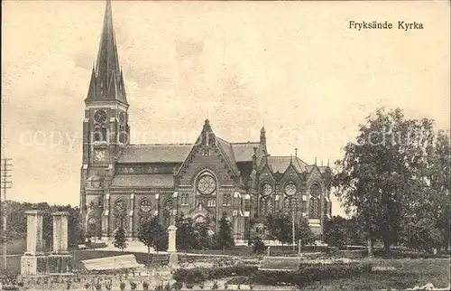 Fryksaende Kyrka Kirche Kat. Torsby