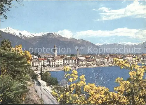 Ascona TI Panorama / Ascona /Bz. Locarno