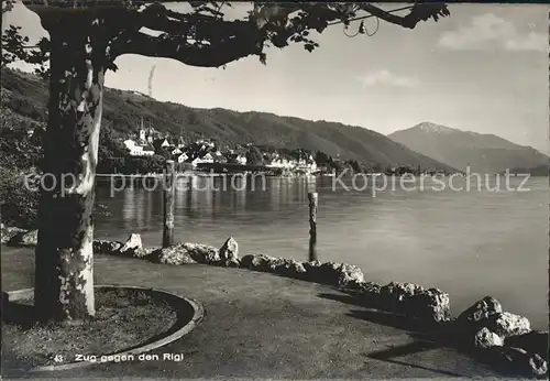 Zug ZG mit Zugersee und Rigi Kat. Zug