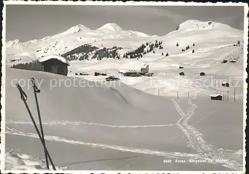 Arosa GR Skigebiet bei Meran Kat. Arosa