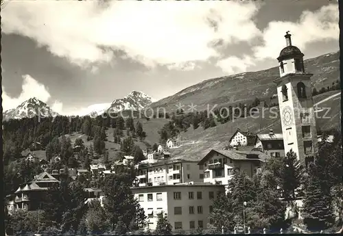 St Moritz GR Schiefer Turm Kat. St Moritz