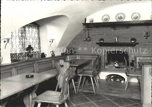 Klosters GR Casa Antica Kamin Restaurant Kat. Klosters