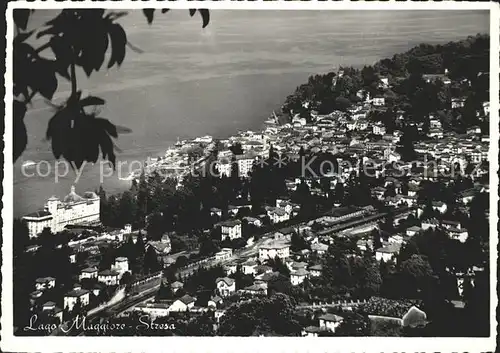 Stresa Lago Maggiore Fliegeraufnahme