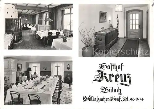 Buelach ZH Gasthaus Kreuz  Kat. Buelach