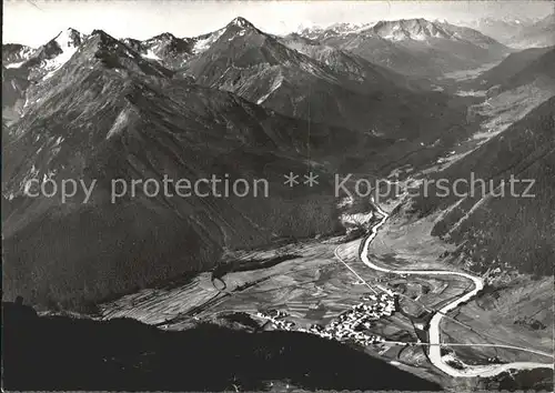 Zernez GR mit Schweizer Nationalpark und Bernina Kat. Zernez