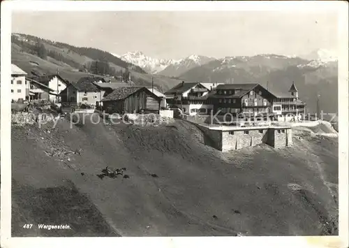 Wergenstein GR Teilansicht Kat. Wergenstein