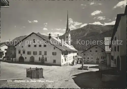 Zuoz GR Dorfplatz Haus Planta Kat. Zuoz