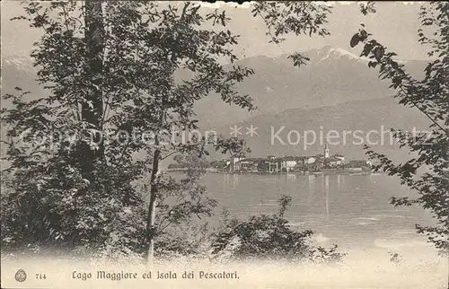 Lago Maggiore ed Isola dei Pescatori Kat. Italien