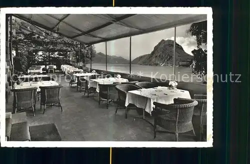 Cassarate Lugano TI Hotel du Midi Terrasse Kat. Lugano