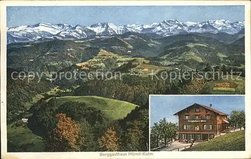 Hoernli Kulm Berggasthaus Hoernli Kulm Alpenpanorama