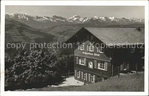 Hoernli Kulm Berggasthaus Hoernli Alpenpanorama