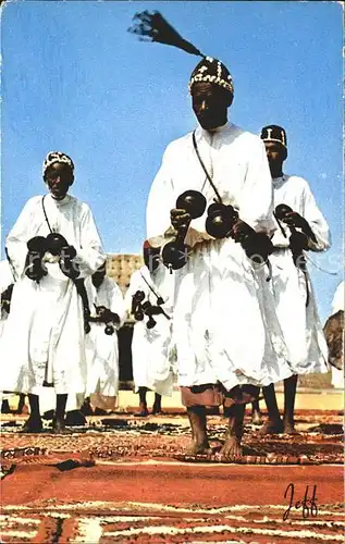 Marrakech Marrakesch Danseurs Glaoua Kat. Marokko