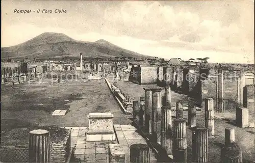 Pompei Il Foro Civile