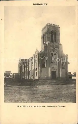 Dahomey Cathedrale Domkirche Kat. Afrika