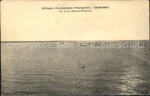 Dahomey Sur le Lac Nohoue Kat. Afrika