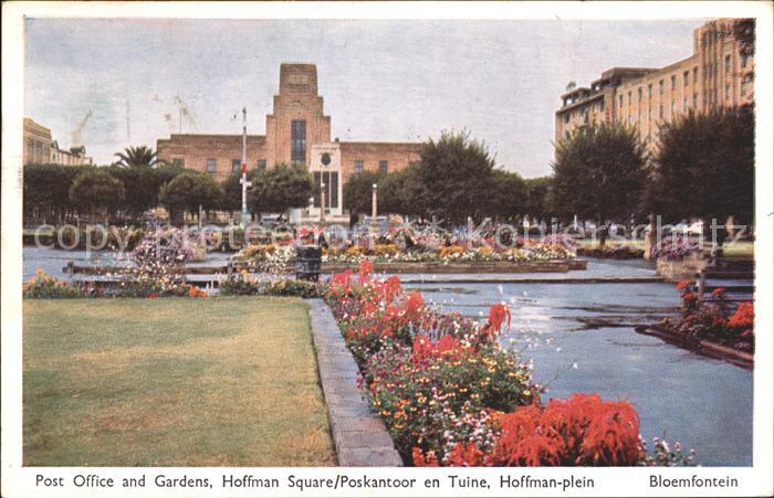 Bloemfontein Post Office And Gardens Hoffman Square Poskantoor En