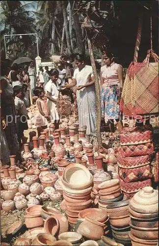 Ceylon = Sri Lanka Pottery Hand Bags Village Fair Kat. 