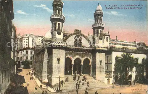 Alger Algerien Cathedrale et Palais d'Hiver du Gouverneur / Algier Algerien /