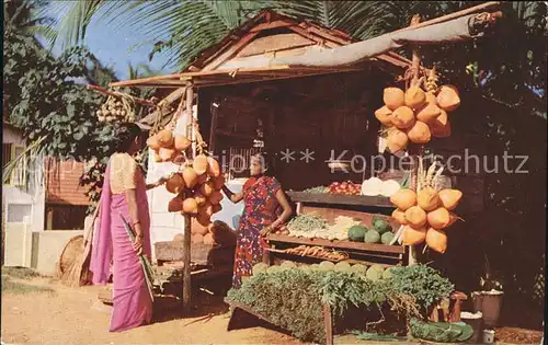 Sri Lanka Wayside Fruit Stall Kat. Sri Lanka