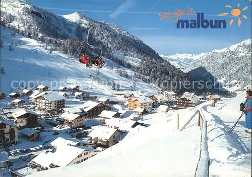 Malbun Wintersportzentrum Sessellift Kat. Liechtenstein