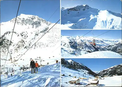 Malbun Skilift Hochegg Doppelsesselbahn Alpenpanorama Wintersportplatz Kat. Liechtenstein