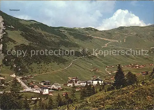 Malbun Panorama mit Sareisergrat Kat. Liechtenstein