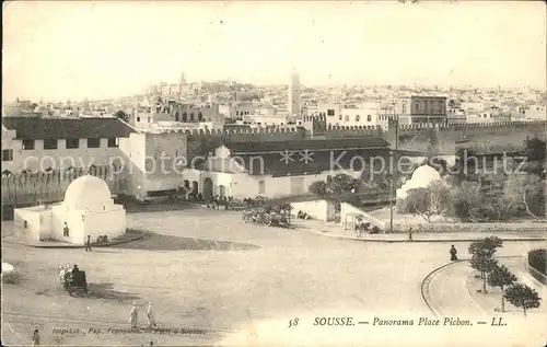 Sousse Panorama Place Pichon Kat. Tunesien