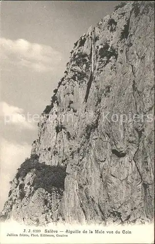 Geneve GE Saleve Aiguille de la Mule vue du Coin Kat. Geneve