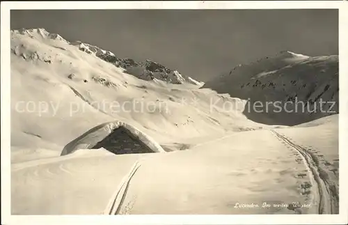 Piz Lucendro Im weiten Wasser Kat. 