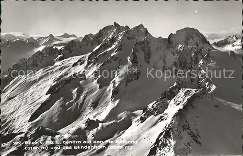 Piz Lucendro mit Piz Rotondo und das Blindenhorn Kat. 