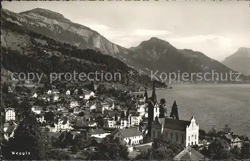 Weggis LU mit Vierwaldstaettersee Kat. Weggis