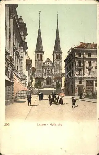 Luzern LU Hofkirche / Luzern /Bz. Luzern City