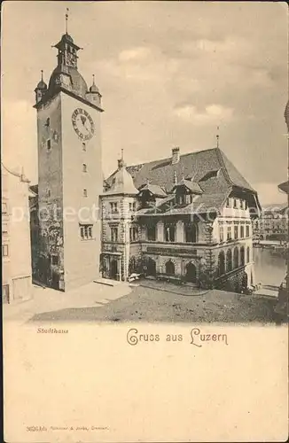 Luzern LU Stadthaus Kultur- und Kongresszentrum ab 1898 / Luzern /Bz. Luzern City