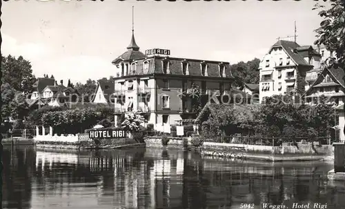 Weggis LU Hotel Rigi Vierwaldstaettersee Kat. Weggis