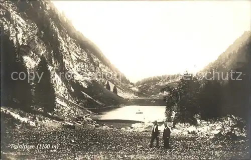 Glarus Kanton Talalpsee Wanderer Kat. Glarus