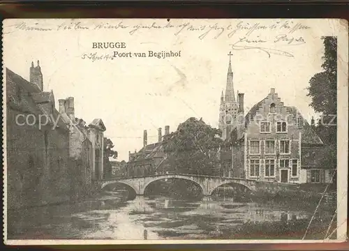 Brugge Poort van Begijnhof Kat. 