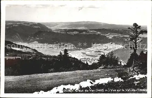 Creux du Van Vue sur le Val da Travers Kat. Couvet