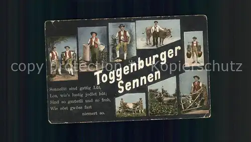 Toggenburg Toggenburger Sennen Kat. Wildhaus