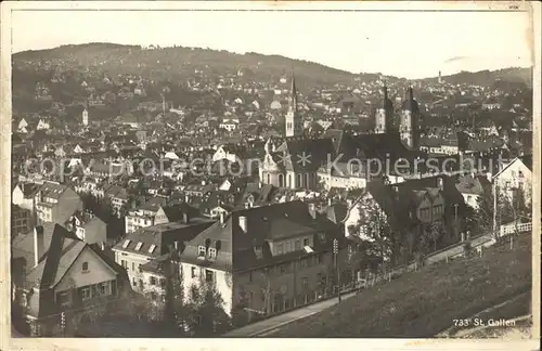 St Gallen SG Teilansicht Kat. St Gallen