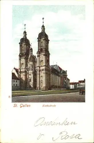 St Gallen SG Kathedrale Kat. St Gallen