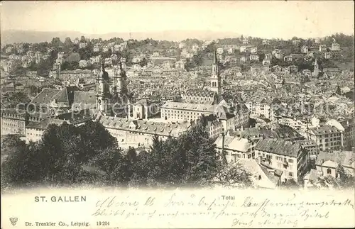 St Gallen SG Gesamtansicht Kat. St Gallen