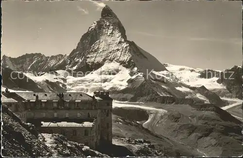 Zermatt VS Kulmhotel Gornergrat und Matterhorn Kat. Zermatt