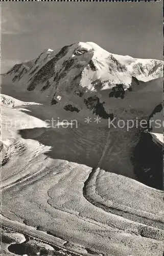 Zermatt VS Lyskamm vom Gornergrat aus gesehen Kat. Zermatt